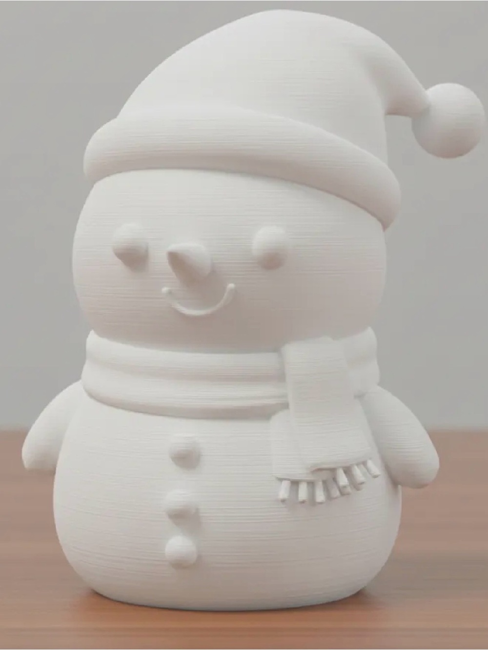 White Snowman Holiday Decor Figurine - Unbranded